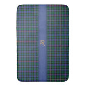 Tartan mit (oder ohne) Ihrem Initial Badematte (Vorderseite Vertikal)