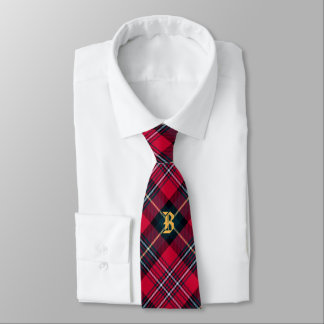 Tartan mit (oder ohne) Ihrem Initial Krawatte