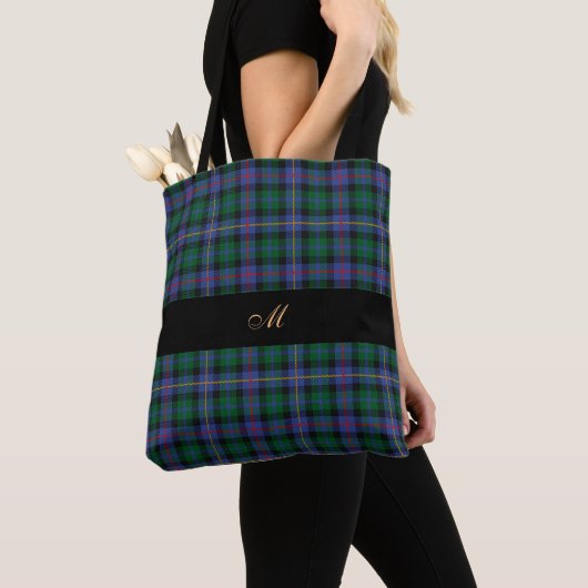 Tartan mit (oder ohne) Ihren Initial(en) Tasche (Von Nahem)