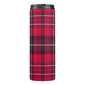Tartan mit (oder ohne) Ihren Initialen Thermosbecher (Rückseite)