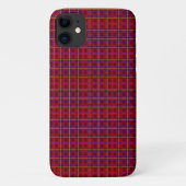 Tartan mit Sporranen, rot, Case-Mate iPhone Hülle (Rückseite)