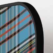 Tartan Monogram Kariert Script Clan Anderson Pickleball Schläger (Linke Seite)