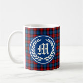 Tartan-Monogramm Clan MacLachlan Kaffeetasse (Links)
