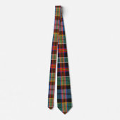 Tartan-Multicolor-Muster Krawatte (Rückseite)
