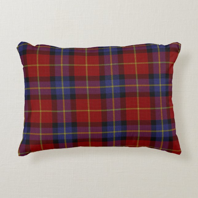 Tartan-Muster Dekokissen (Vorderseite)