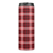 Tartan Muster Fabric Thermal Tumbler Thermosbecher (Rückseite)