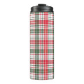Tartan Muster Fabric Thermal Tumbler Thermosbecher (Vorderseite)