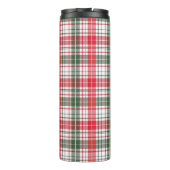 Tartan Muster Fabric Thermal Tumbler Thermosbecher (Rückseite)