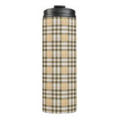 Tartan Muster Fabric Thermal Tumbler Thermosbecher (Vorderseite)