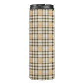 Tartan Muster Fabric Thermal Tumbler Thermosbecher (Rückseite)