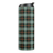 Tartan Muster Fabric Thermal Tumbler Thermosbecher (Nach links gedreht)
