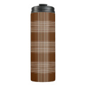 Tartan Muster Fabric Thermal Tumbler Thermosbecher (Vorderseite)