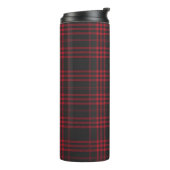 Tartan Muster Fabric Thermal Tumbler Thermosbecher (Nach links gedreht)