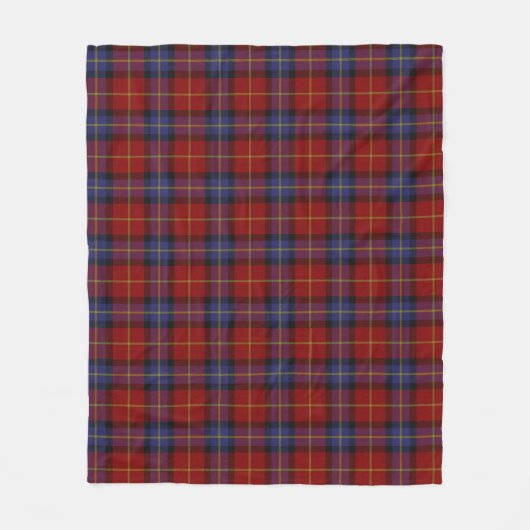 Tartan-Muster Fleecedecke (Vorderseite)