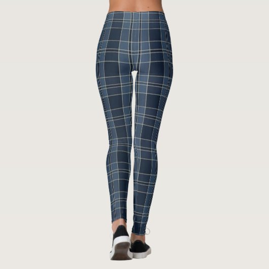 Tartan Muster Gewebe Campbell Leggings (Rückseite)