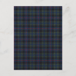 Tartan Muster Gewebe Campbell Postcard Postkarte