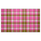 Tartan Muster Hot Pink and Olive ID210 Stoff (Fat Quarter (45,7 x 55,9 cm))