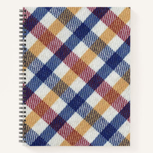 Tartan Muster in mehrfarbigen Farben Notizblock