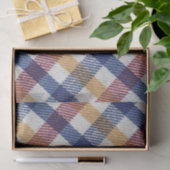 Tartan Muster in mehrfarbigen Farben Seidenpapier (Geschenk)