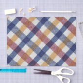 Tartan Muster in mehrfarbigen Farben Seidenpapier (Handwerk)