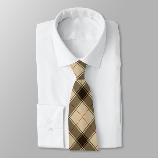 Tartan-Muster Krawatte (Gebunden)