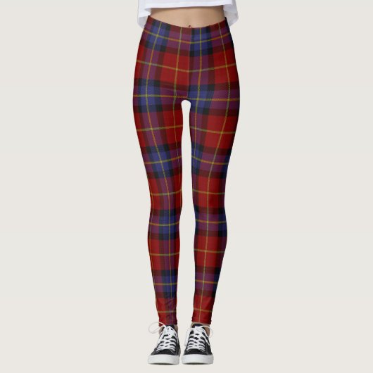 Tartan-Muster Leggings (Vorderseite)
