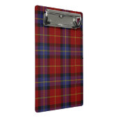 Tartan-Muster Mini Klemmbrett (Schrägansicht)