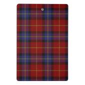 Tartan-Muster Mini Klemmbrett (Rückseite)