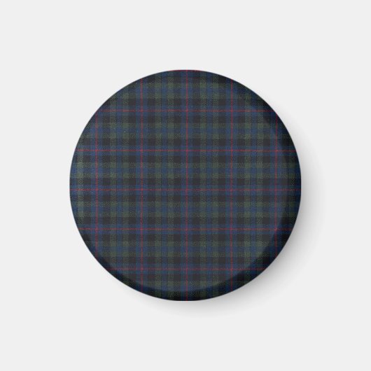 Tartan Muster Stoff Campbell Magnet (Vorne)