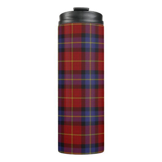 Tartan-Muster Thermosbecher (Vorderseite)