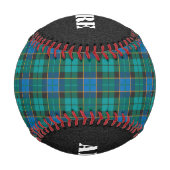 Tartan-Muster - traditionelles blaues Grün Baseball (Vorderseite)