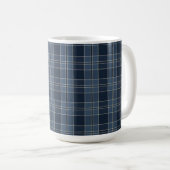 Tartan-Mustergewebe Campbell-Tasse Kaffeetasse (VorderseiteRechts)