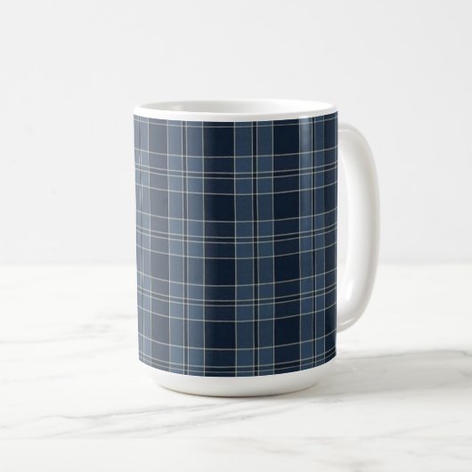 Tartan-Mustergewebe Campbell-Tasse Kaffeetasse (VorderseiteRechts)