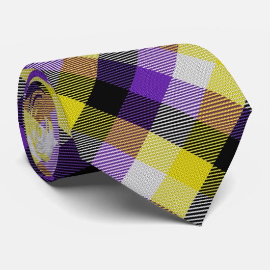 Tartan, nicht binär krawatte (Gerollt)