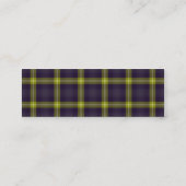 Tartan-Nr. 0020 Mini Visitenkarte (Rückseite)