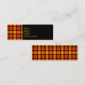 Tartan-Nr. 0021 Mini Visitenkarte (Vorne/Hinten)