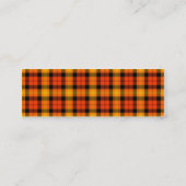Tartan-Nr. 0021 Mini Visitenkarte (Rückseite)