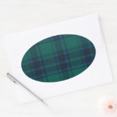 Tartan Oval Stickers (Umschlag)