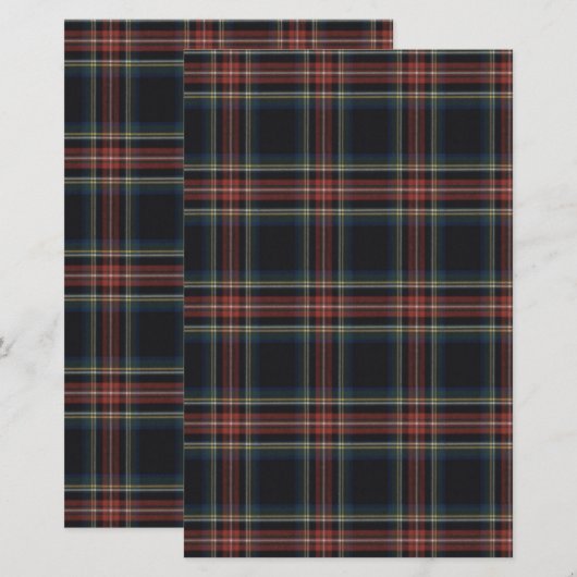 Tartan Paper Sheet (Vorne/Hinten)