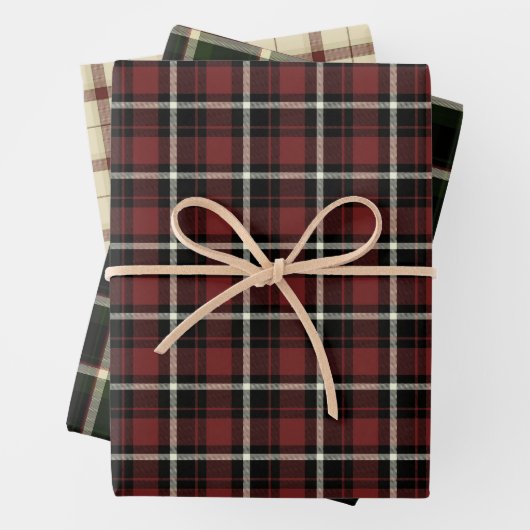 Tartan Papers, Geschenkpapier Set (Beispiel)