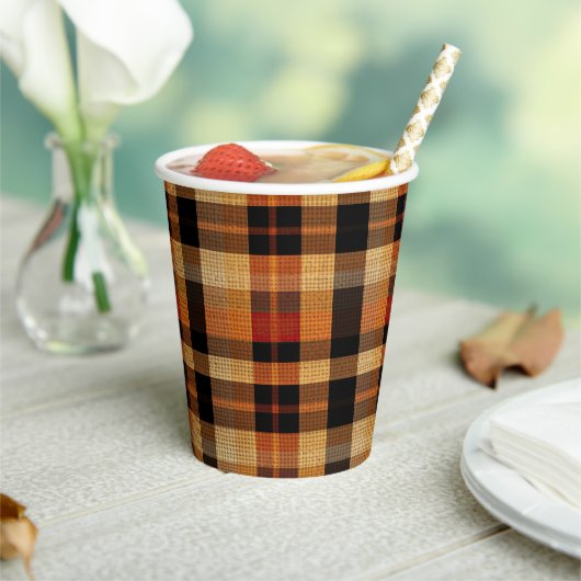 Tartan Pappbecher (In Situ)