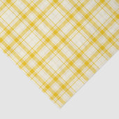Tartan - Pastellgelb bis dunkelgelb Seidenpapier (Ausschnitt)