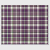Tartan Pattern3-Äggplant und Green ID210 Geschenkpapier (Flach)