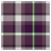 Tartan Pattern Eggplant und Green ID210 Stoff (Muster)