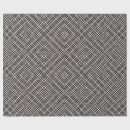Tartan Pattern Extravagant Geschenkpapier (Flach)