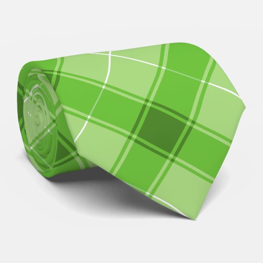 Tartan Pattern Krawatte (Gerollt)