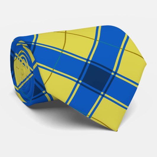 Tartan Pattern Krawatte (Gerollt)