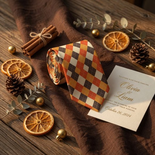 Tartan Pattern Krawatte