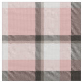 Tartan Pattern Pink und Gray ID210 Stoff (Nahaufnahme)