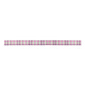 Tartan Pattern Plum und Soft Green ID210 Satinband (Vorderseite)